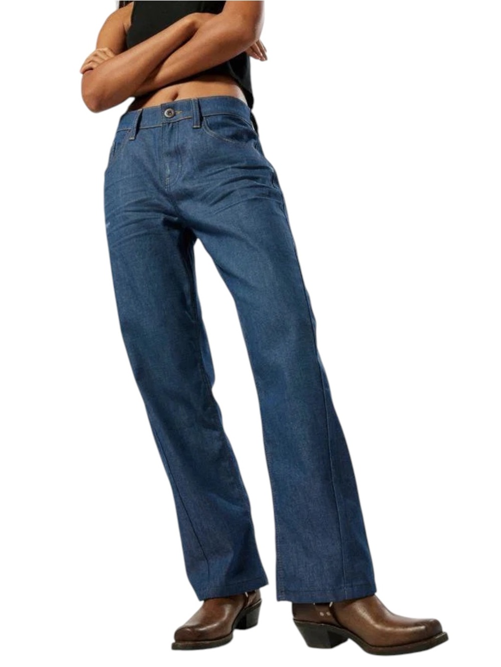 New BDG Urban Outfitters Jet Twisted Straight Low Rise Relaxed Fit Jean (25x31)